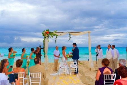 boda frente al mar