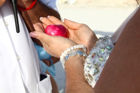 renovacion de votos en la playa