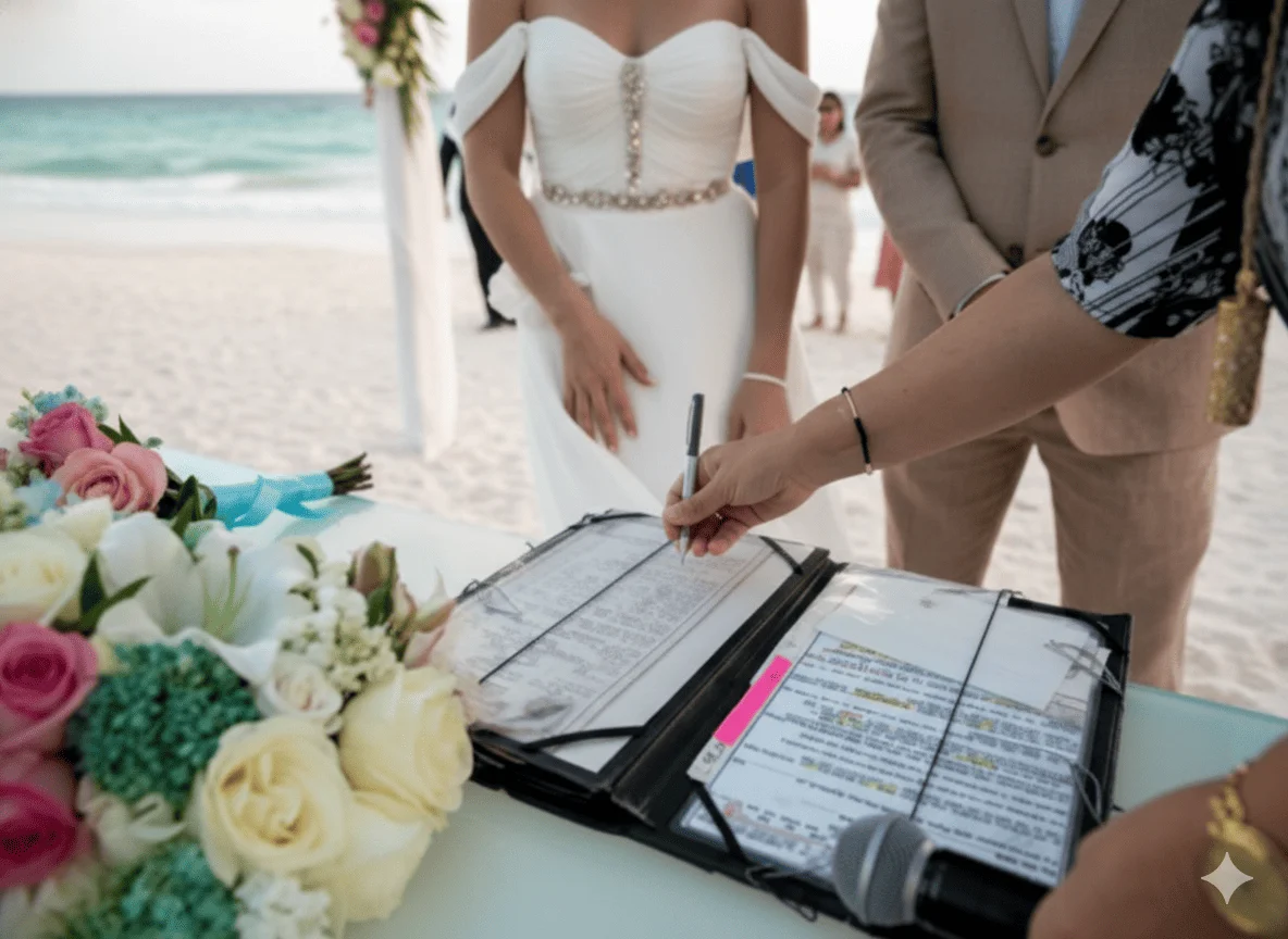 Bodas en Playa - Ceremonia civil Cancún